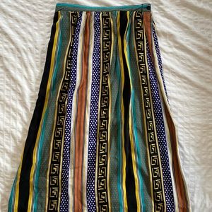 Vintage cotton midi skirt